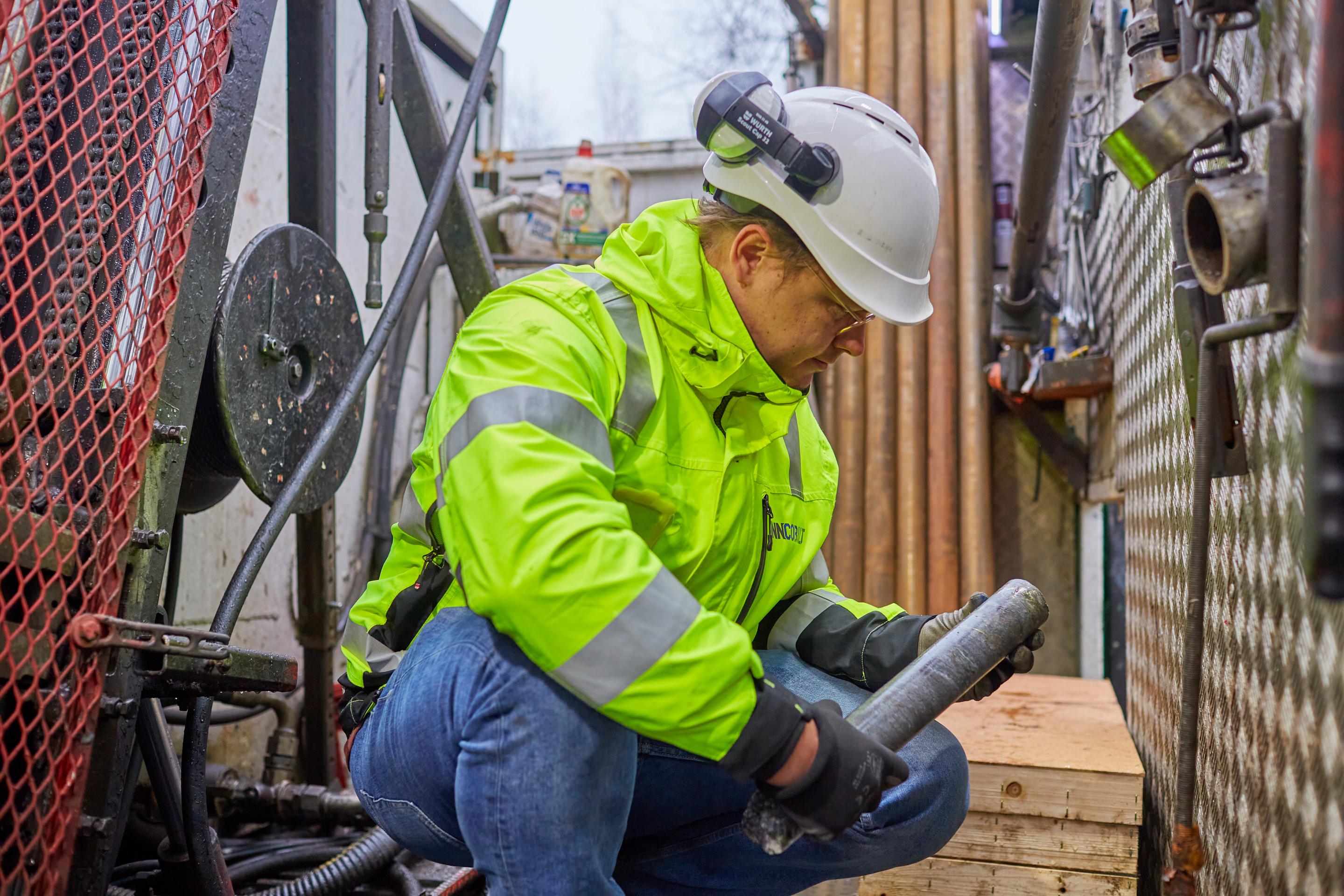 Drilling at Hautalampi, Finncobalt site